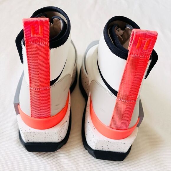 United Nude Sneakers Boots Ankle Wrap Zip Platform Used White Shoe Sz 38 US 7.5 - Picture 7 of 7